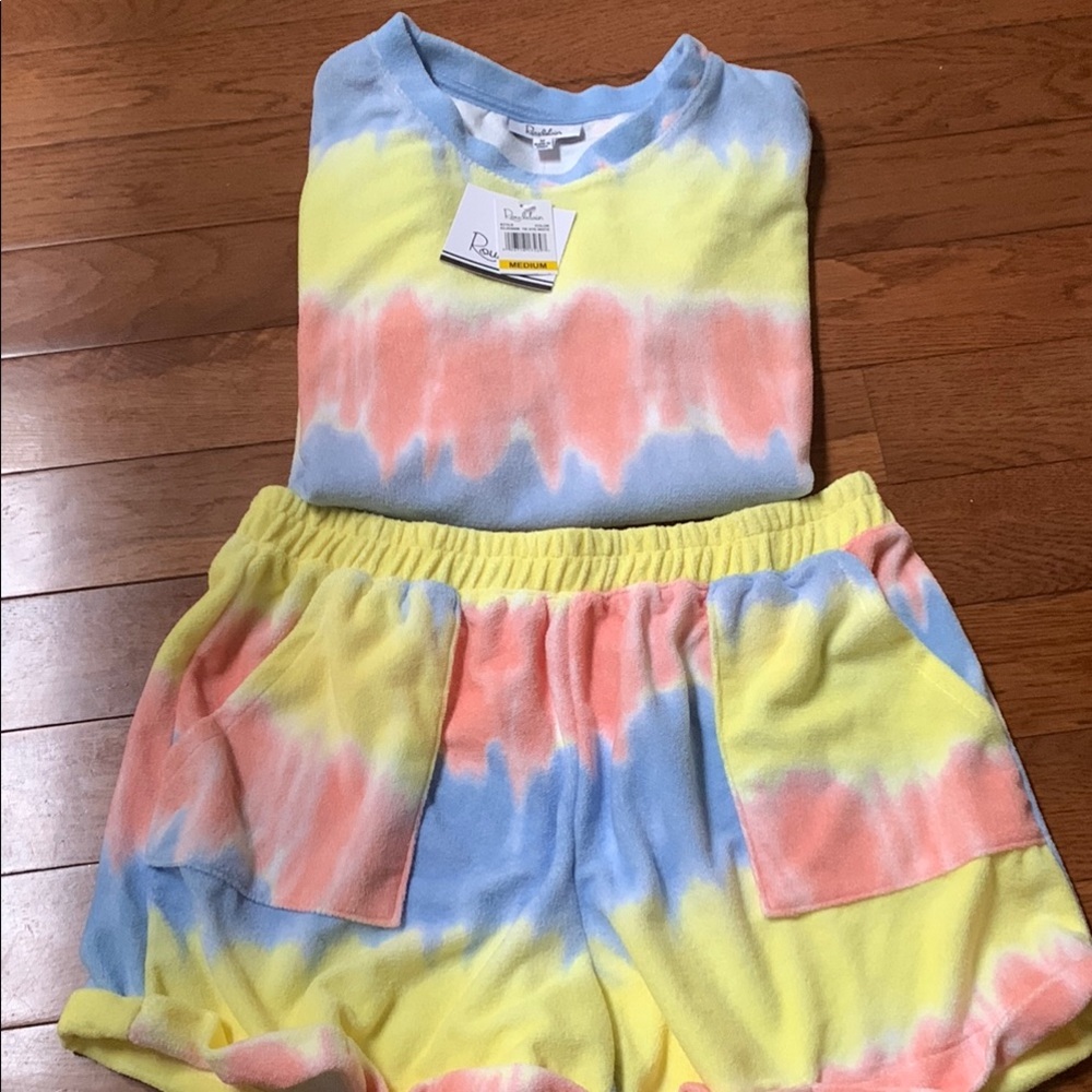Roudelain Pastel Tie-Dye Top